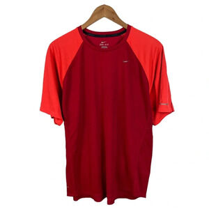 TS132 Mens Nike Dri Fit Running Athletic Performance Shirt XL